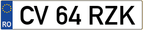 Truck License Plate